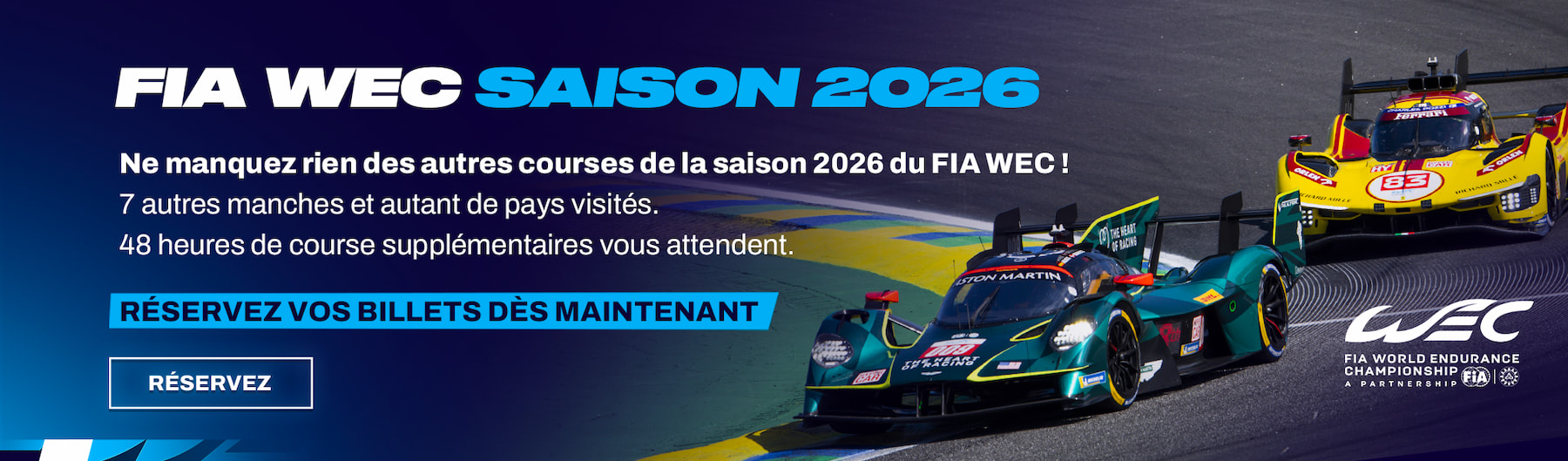 FIA WEC Banner
